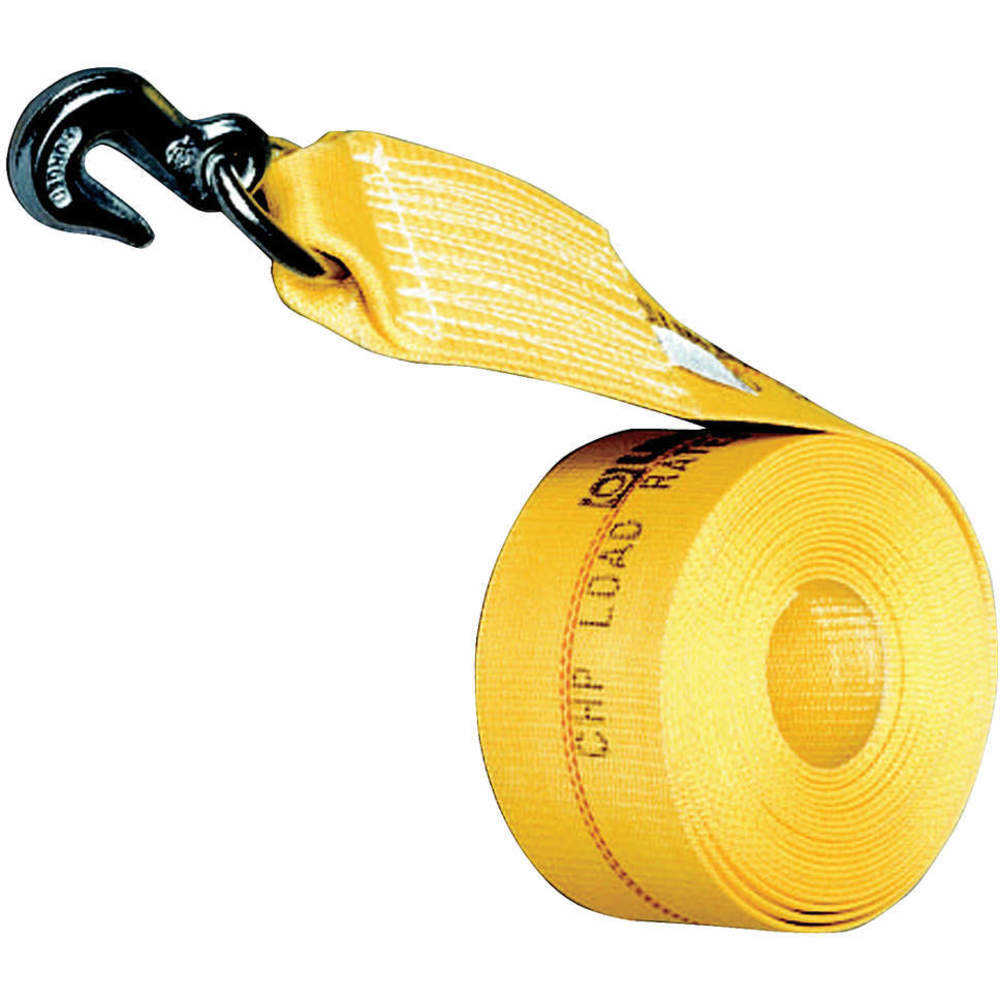 Tiedown Winch Strap Working Load Limit 5000 Lb Grab Hook