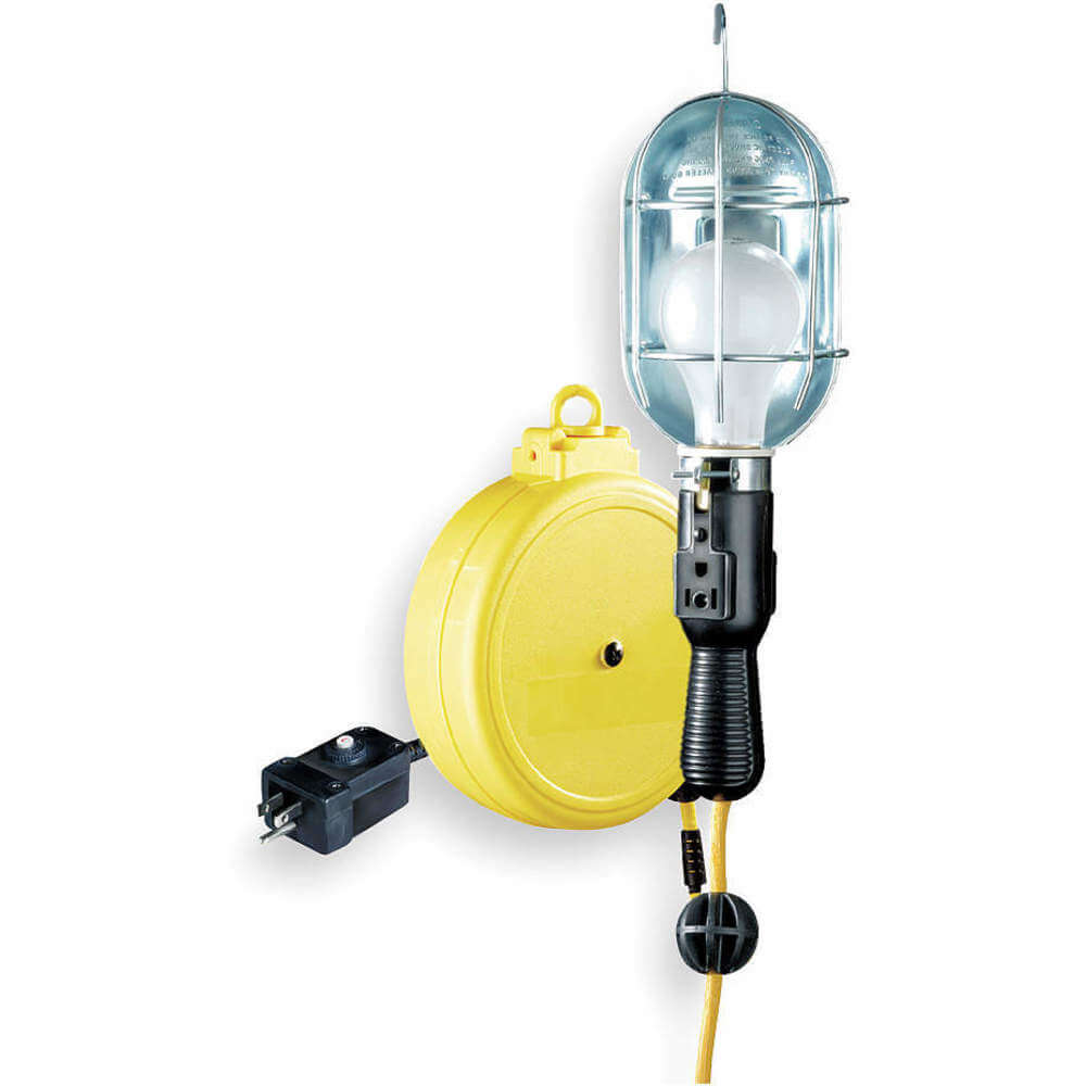 Lumapro 16/3 Extension Cord Reel with Hand Lamp 9.5 Amps 1 Outlets