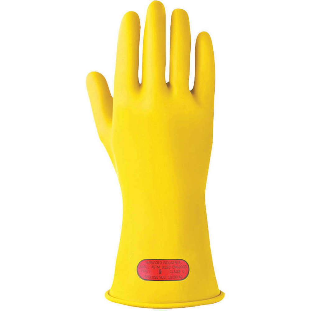 Ansell Class 0 Electrical Gloves, 11 Inch, Yellow