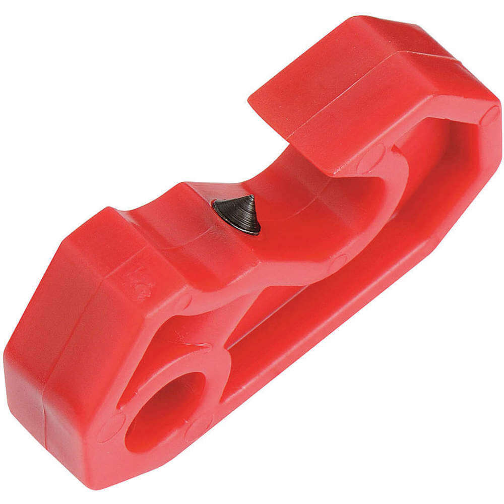 ISO-DIN Universal Lockout Device Plastic Red