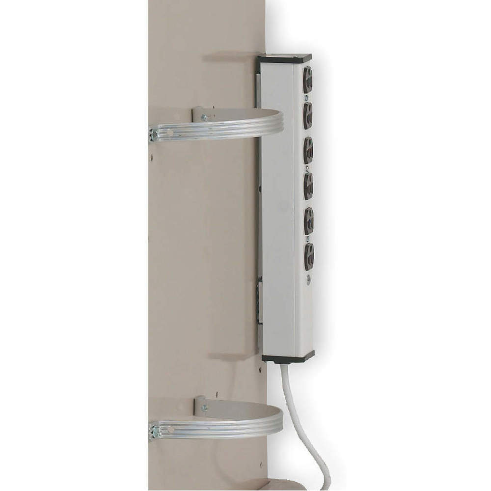 Hospital Grade 6-outlet Strip White