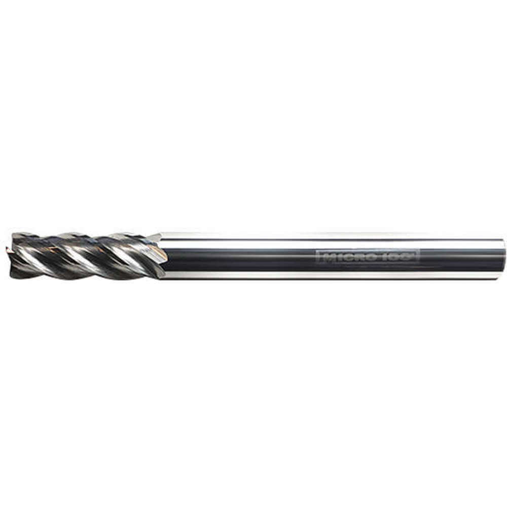 EMS AlTiN Micro 100 End Mill EMS-500-4X 1 Length of Cut Number of Flutes: 4 1/2 Milling Dia 