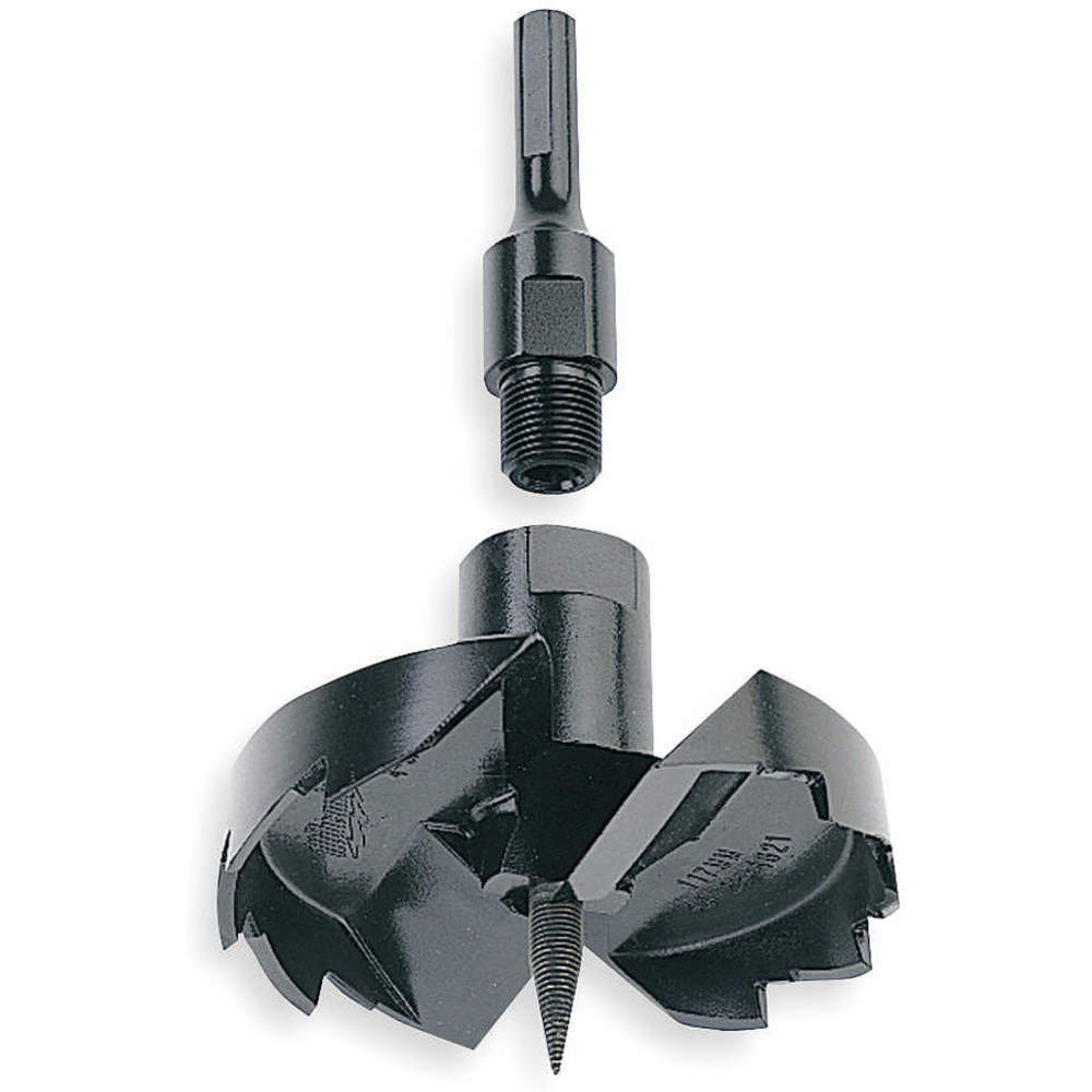 Milwaukee 48252252 Self Feed Drill Bit Dia. 2 1/4 Hex 7/16 Raptor