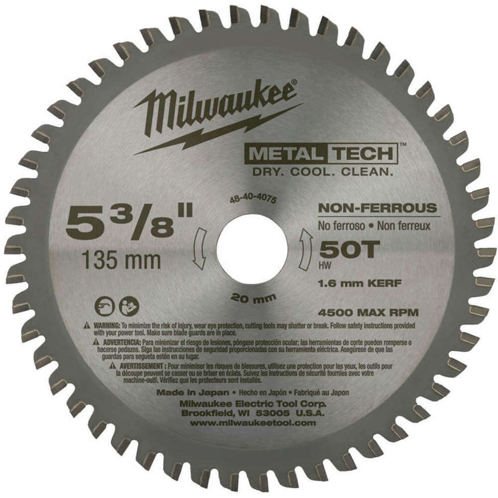 Milwaukee 48-40-4116 7-1/4 in.Circular Saw Framing Blade 16 Carbide Teeth 