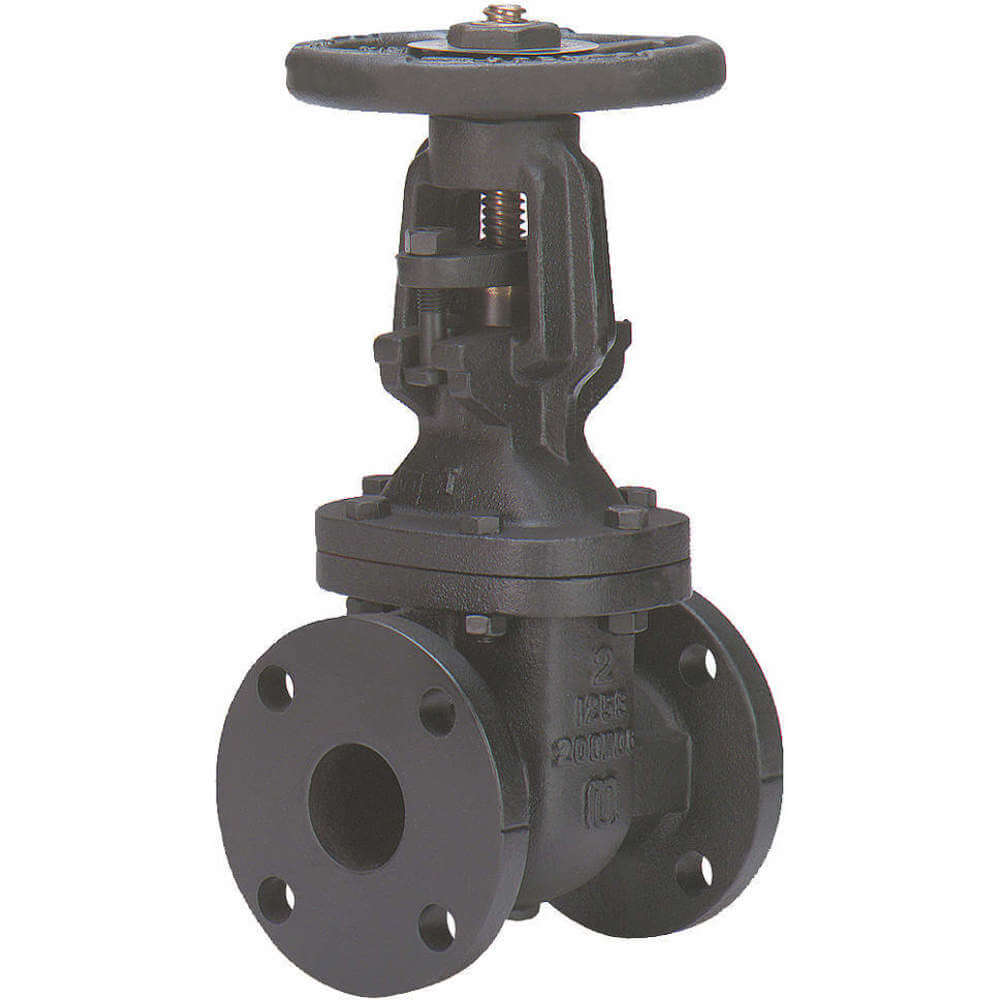 Gate Valve, 4 Inch Nominal Valve Size, Cast Iron, Outside Screw and Yoke, Wheel