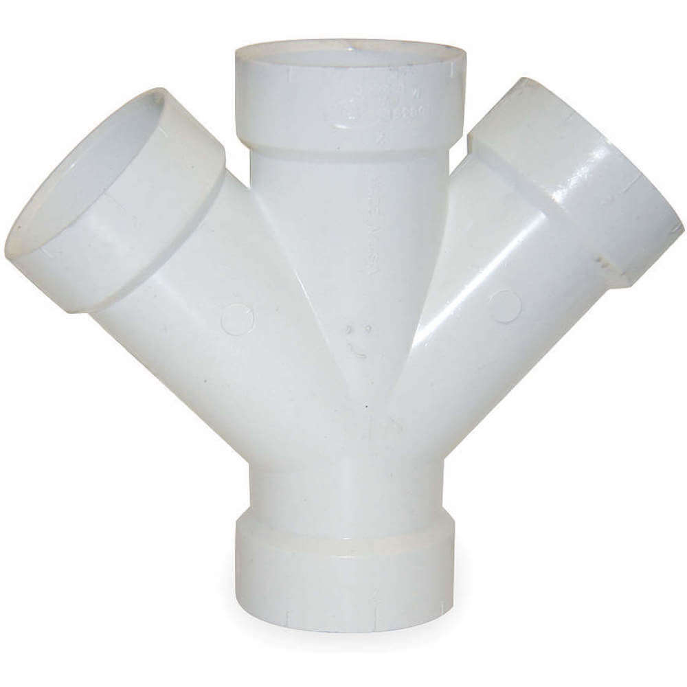 Double Wye 1-1/2 Inch Hub Pvc