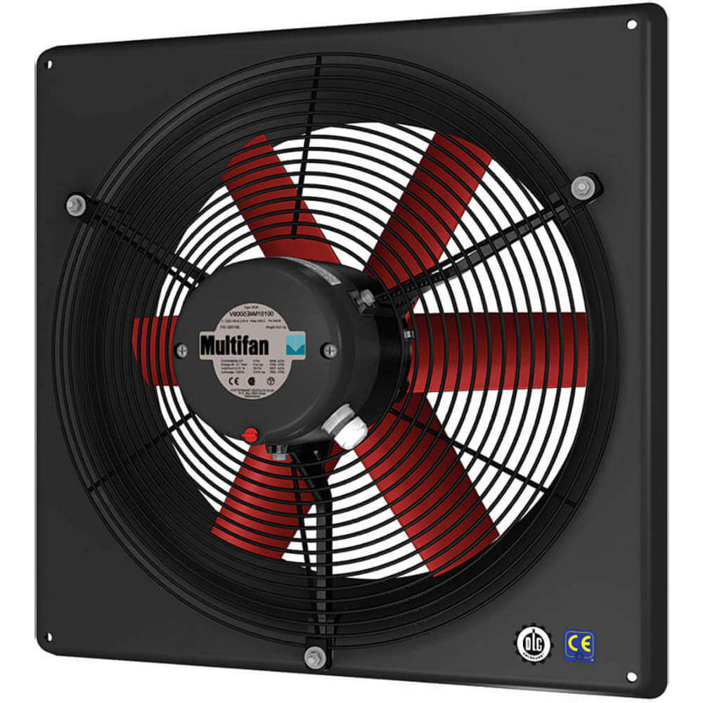 MULTIFAN Direct Drive Exhaust Fans with Intake Guards