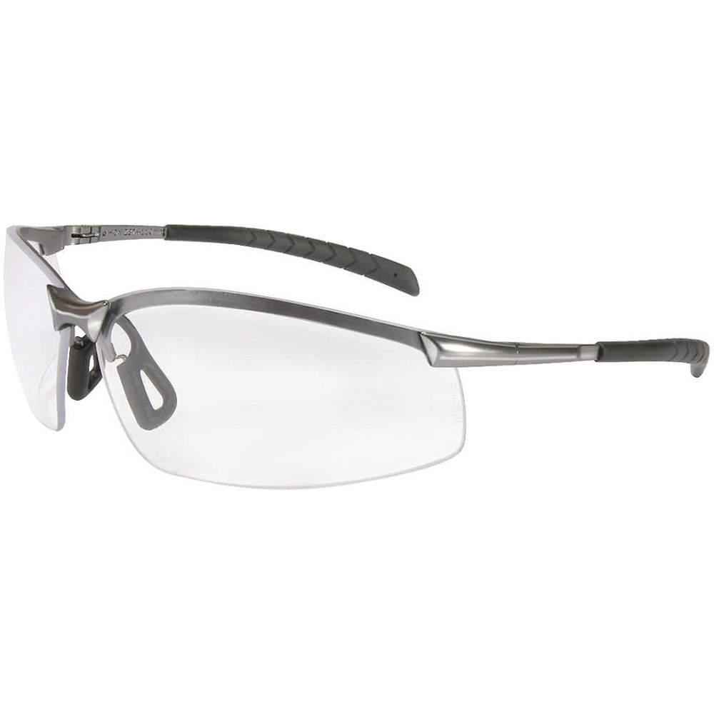 Uvex S2450 Tomcat Safety Eyewear Clear Hardcoat Lens Gunmetal Frame 