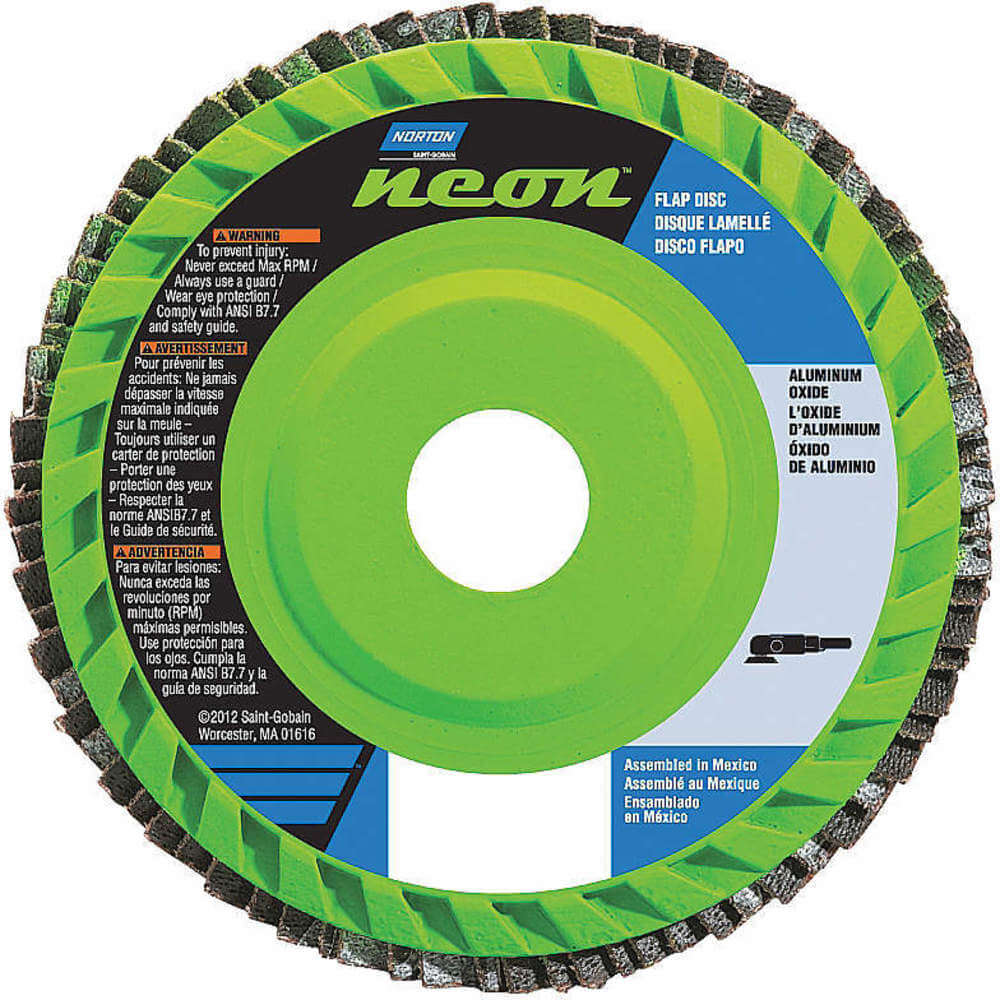 Norton Abrasives 66623399020 Flap Disc 7 Inch x 40 Grit 7/8 23Z536