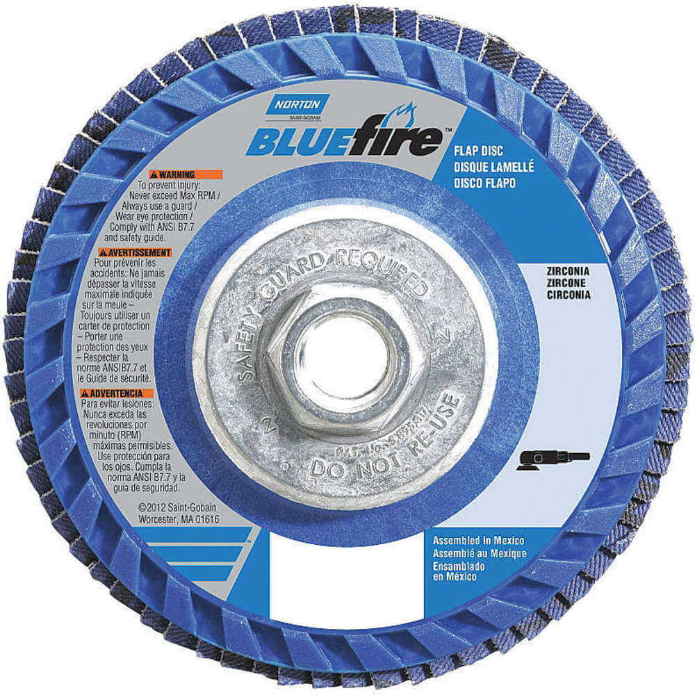 Norton Abrasives 66623399145 Flap Disc 5 Inch x 40 Grit 5/811