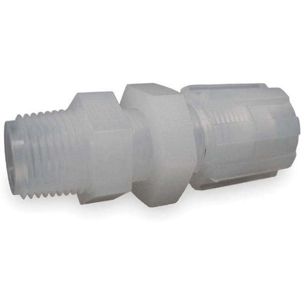 Panel Mount Adapter Pfa Compression 1/4in