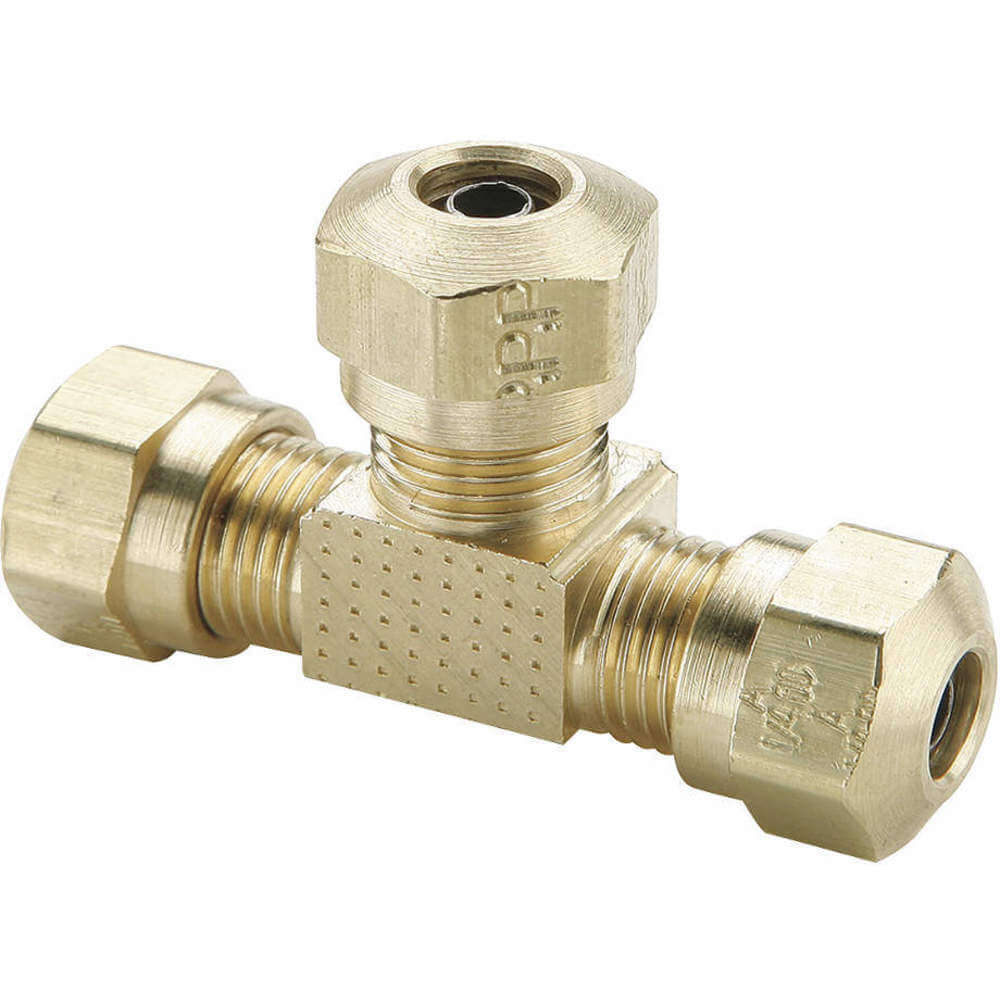 Parker 264NTA6 Air Brake Fitting, 3/8 Inch Outside Diameter, Brass
