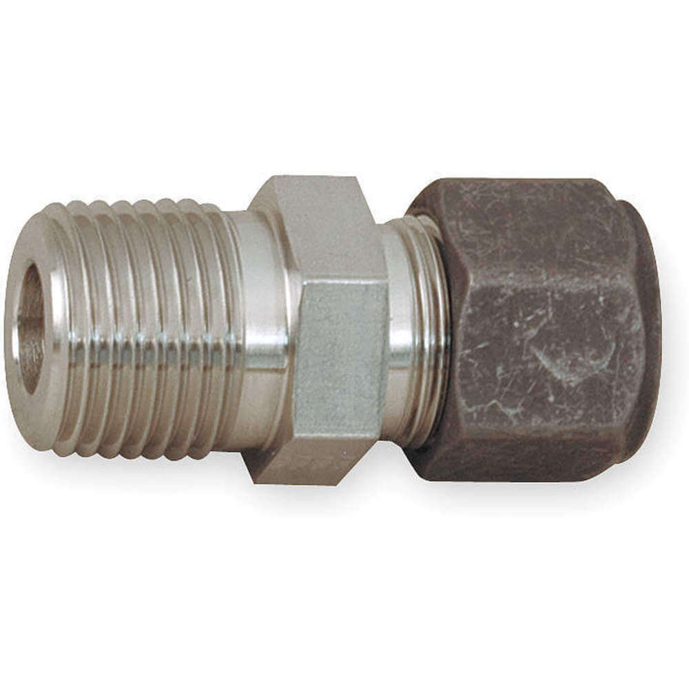 1/4 Tube OD x 1/4 NPT Male Parker CPI 4-4 FBZ-SS 316 Stainless Steel Compression Tube Fitting Adapter 