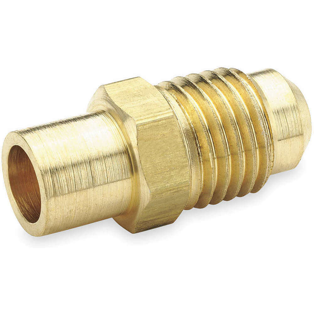 Parker 43F66 Adapter, 3/8 Inch Outside Diameter, Brass 1VDV2