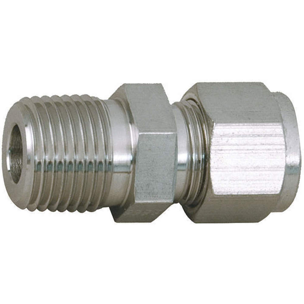 Compression Fitting, Two Ferrule Compression, 1/4 Inch Size, SS