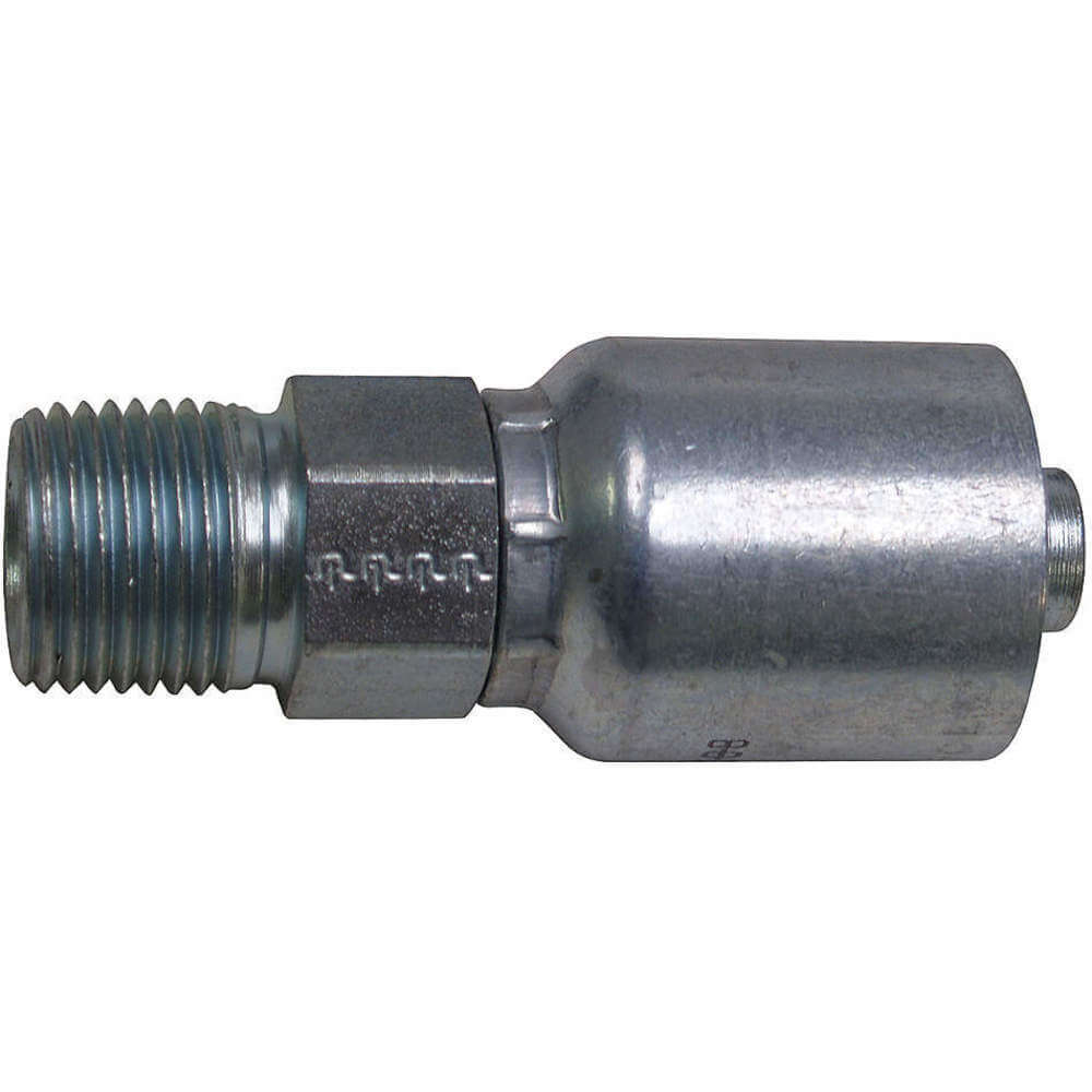 Male Pipe Hydraulic Hose End 1/2" Male Pipe for 1/2" Hose 10143-8-8 
