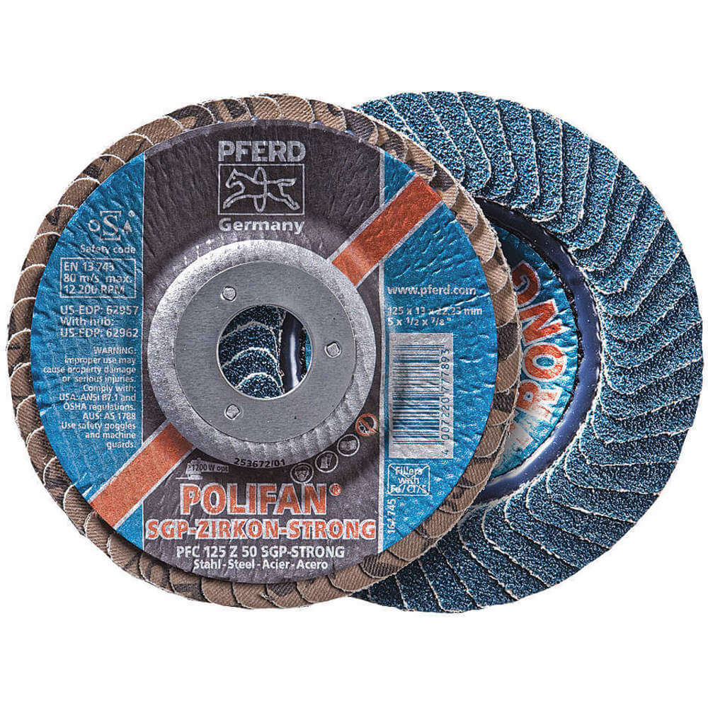 Pferd 62950 Flap Disc 41/2 Inch 36 Grit Zirconia 35ZG18 Raptor Supplies Worldwide
