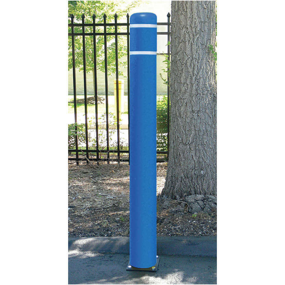 Post Guard 122AMB Flexible Bollard Asphalt H 72 In.blue 6MPV4
