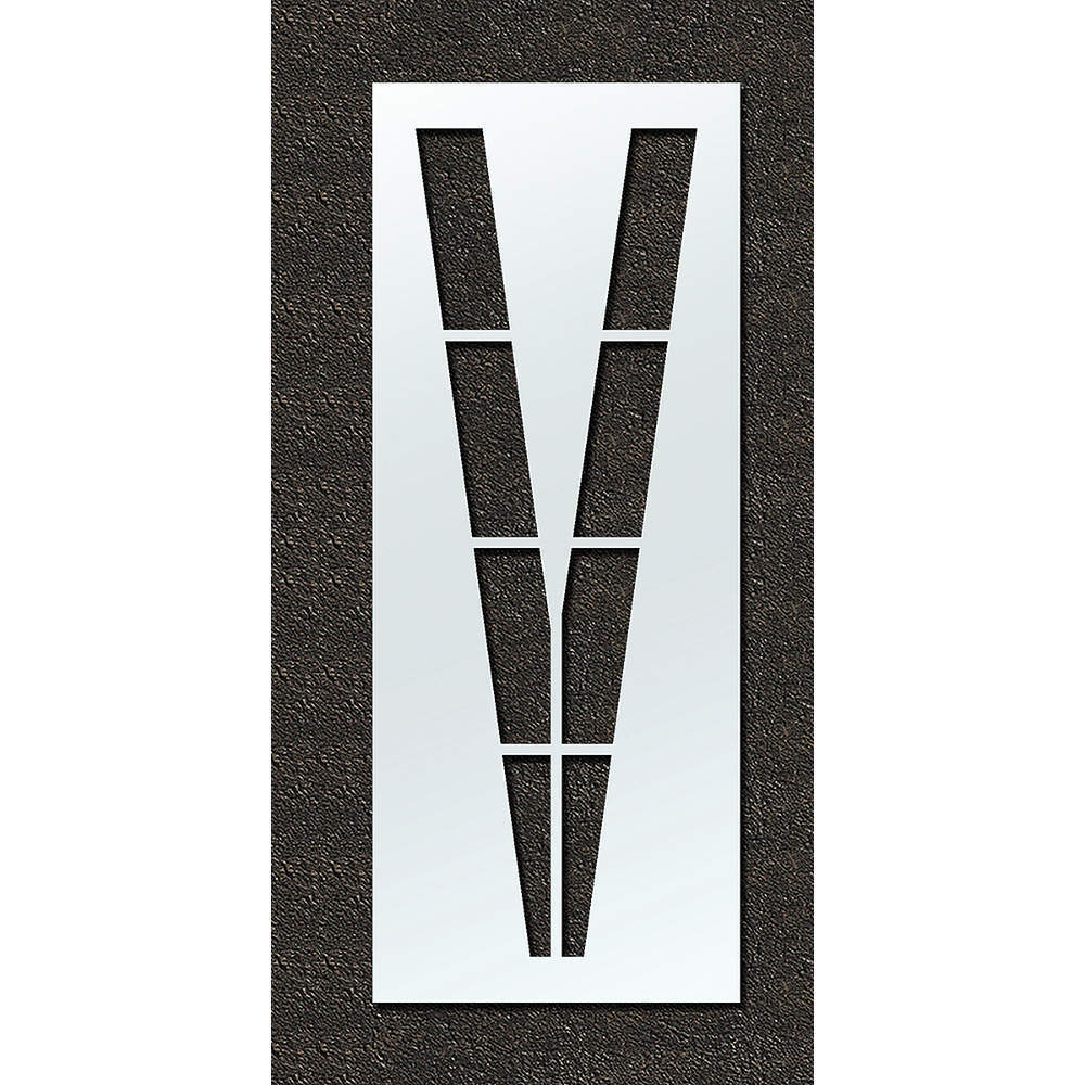 Airport Pavement Stencil V 108 Inch