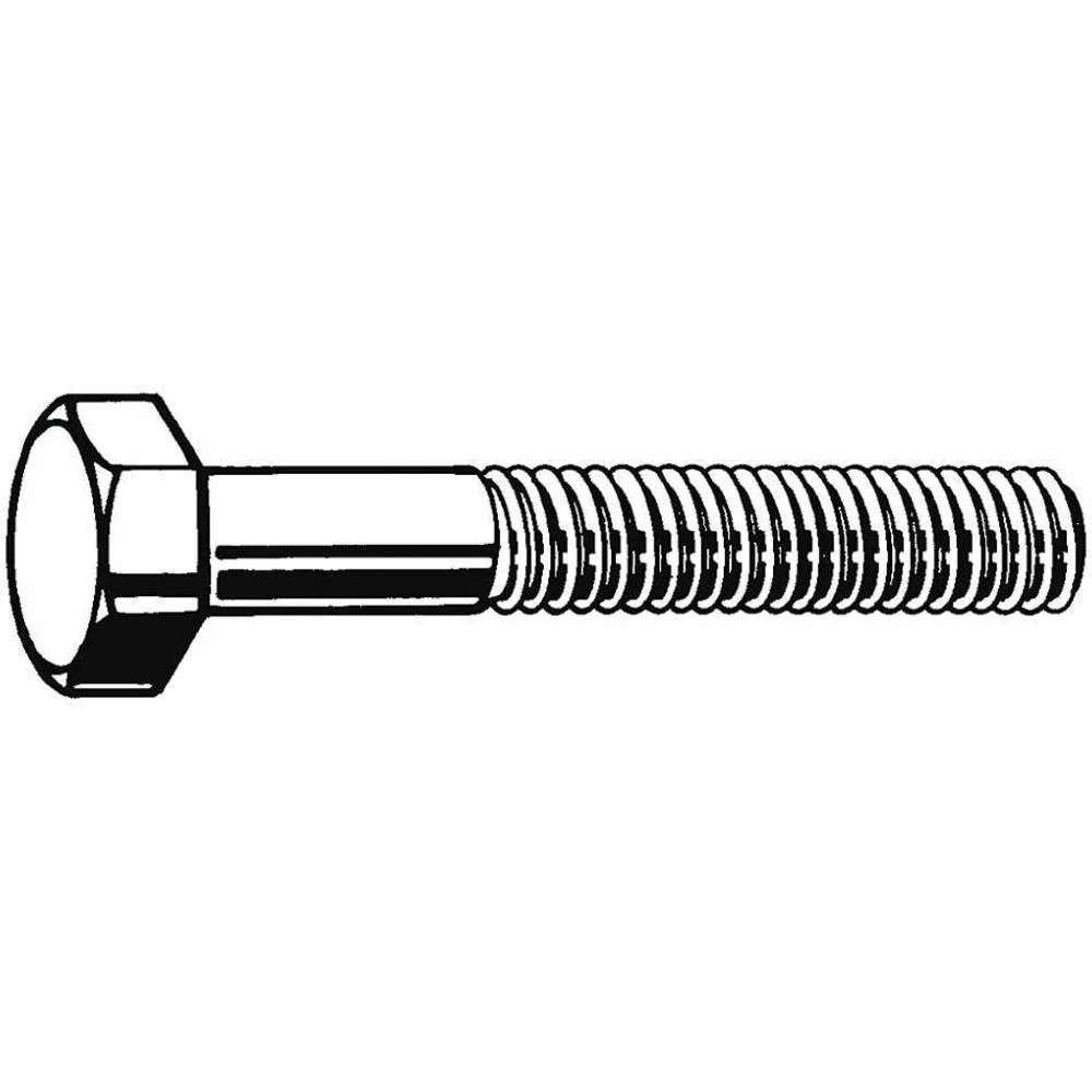 Carriage Bolt,3/8-16x3/4,Grade 1,PK100, Pack of 5 