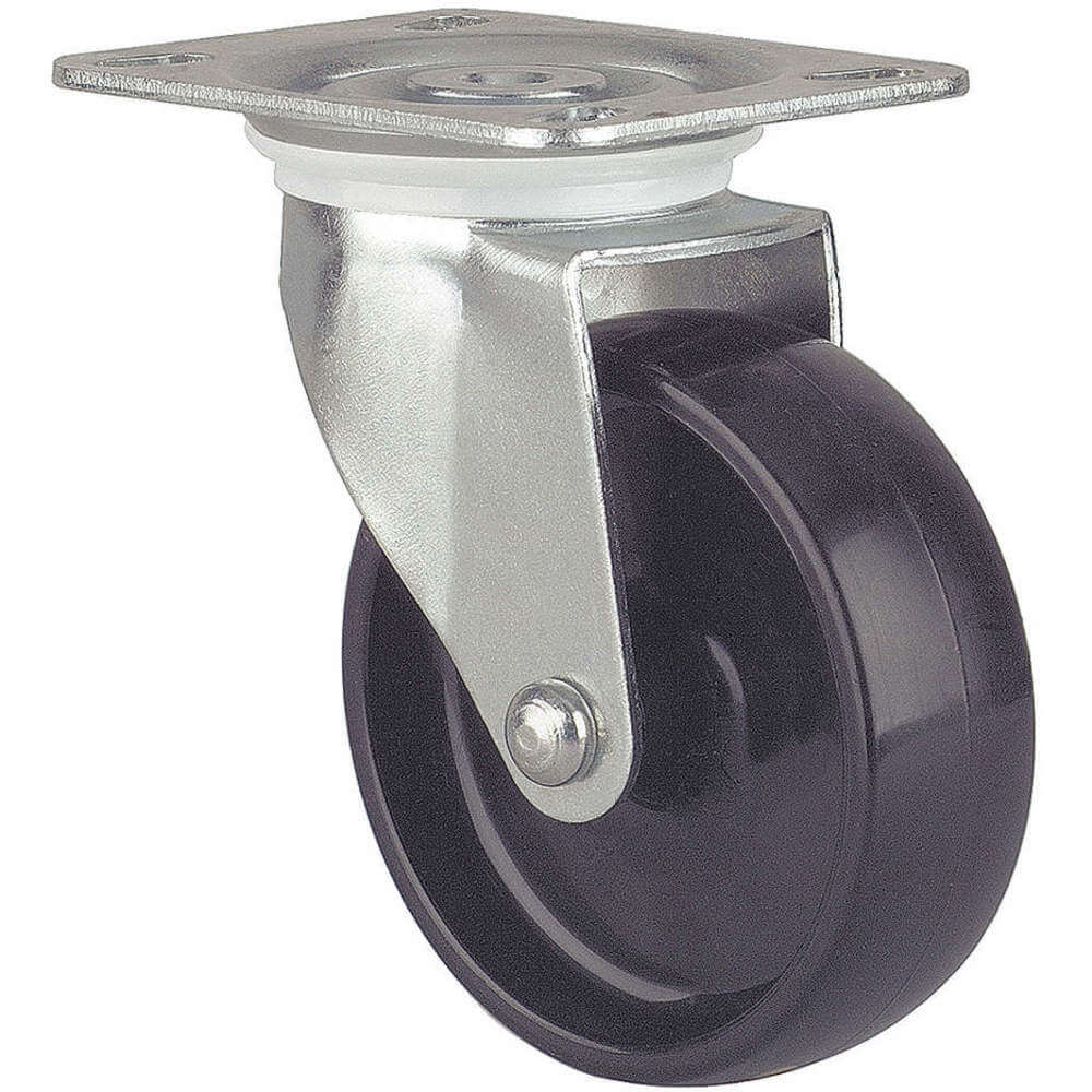 Swivel Plate Caster 330 Lb 5 Inch Diameter