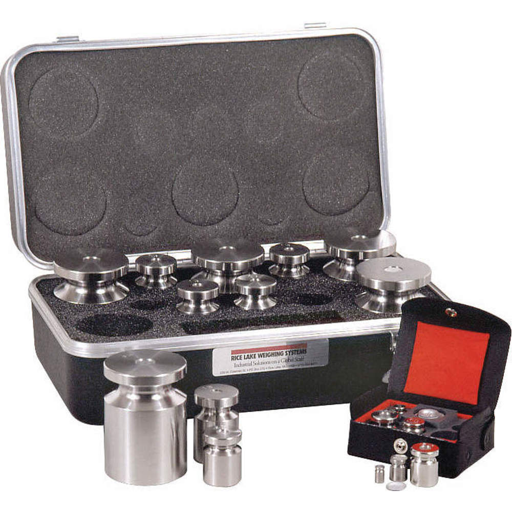 Rice Lake 12615TR Calibration Weight Set 5 lb to 1/32 Ounce 38VT89