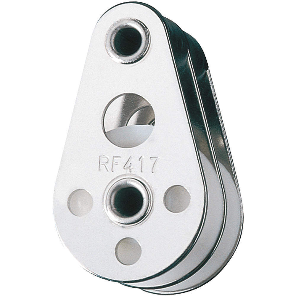 RONSTAN RF103 Pulley Block,Wire Rope,Fixed Eye 