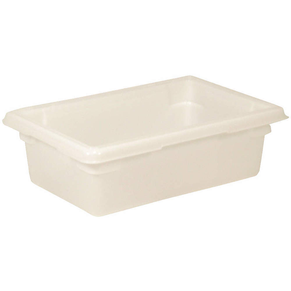 Rubbermaid FG350900WHT White Polyethylene Food Storage Box - 18 x