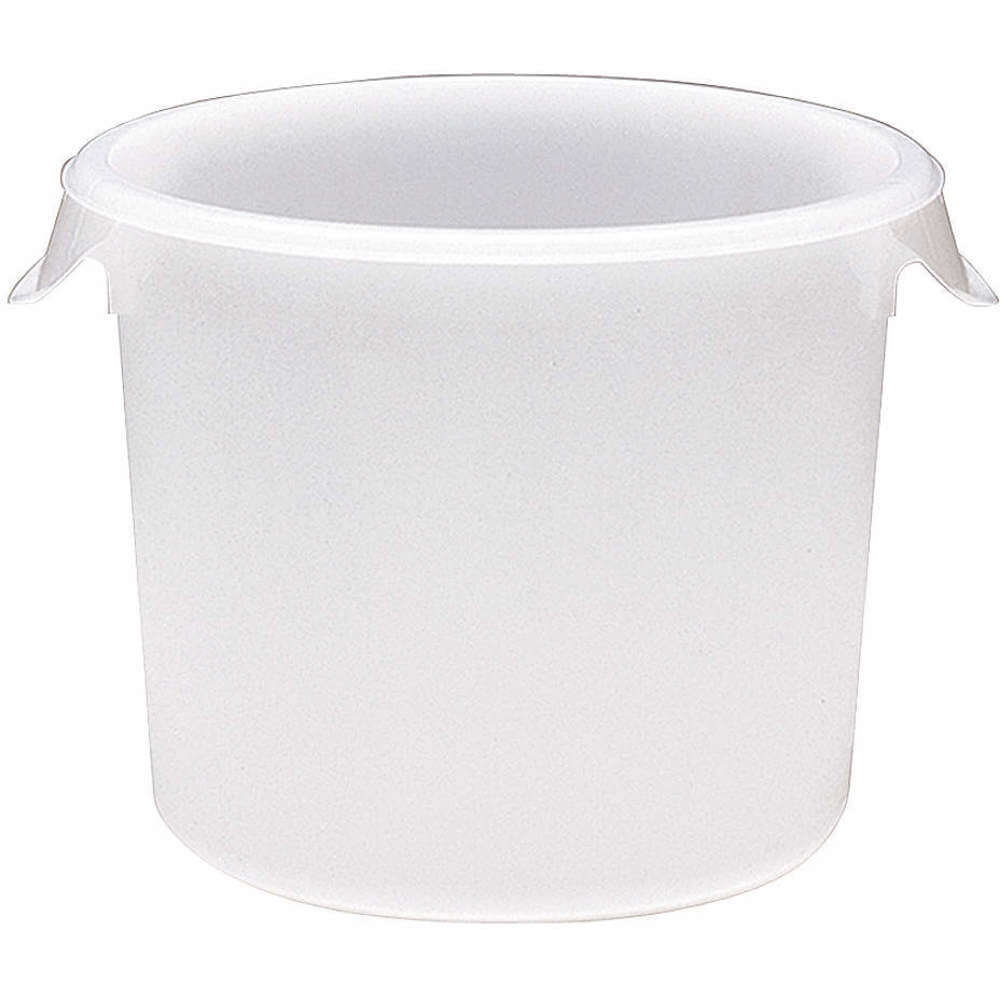 Rubbermaid 8 Quart Round Storage Container, White