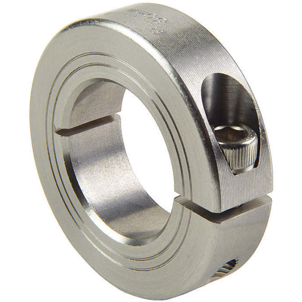 RULAND MANUFACTURING MCL-10-F Shaft Collar,Clamp,1Pc,10mm,Steel 
