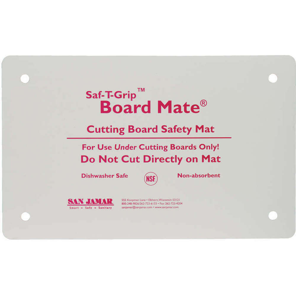 San Jamar CBM1016 CBM1016GR 6AZY9 Cutting Board Mat 10 x 16 White