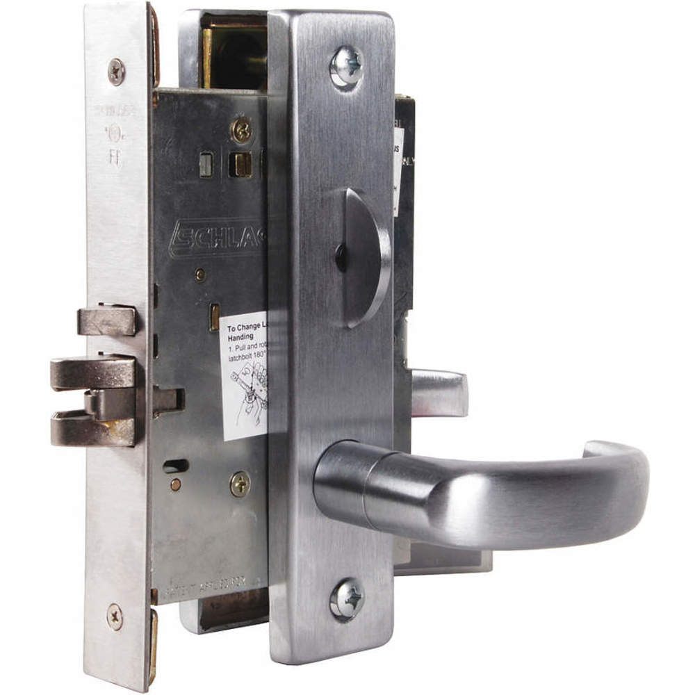 Schlage L9040 06A 626 Series L Grade 1 Mortise Lock, Privacy