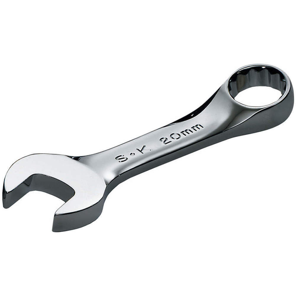 SK Hand Tool 88014 12-Point Short Combination Wrench 7/16-Inch Full Polished Finish 