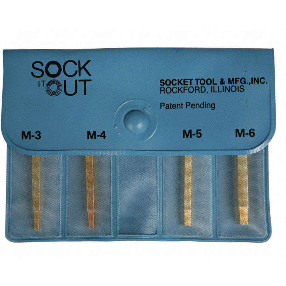 Screw Extractor Set, Socket Head Cap Screw, Metric, PK4