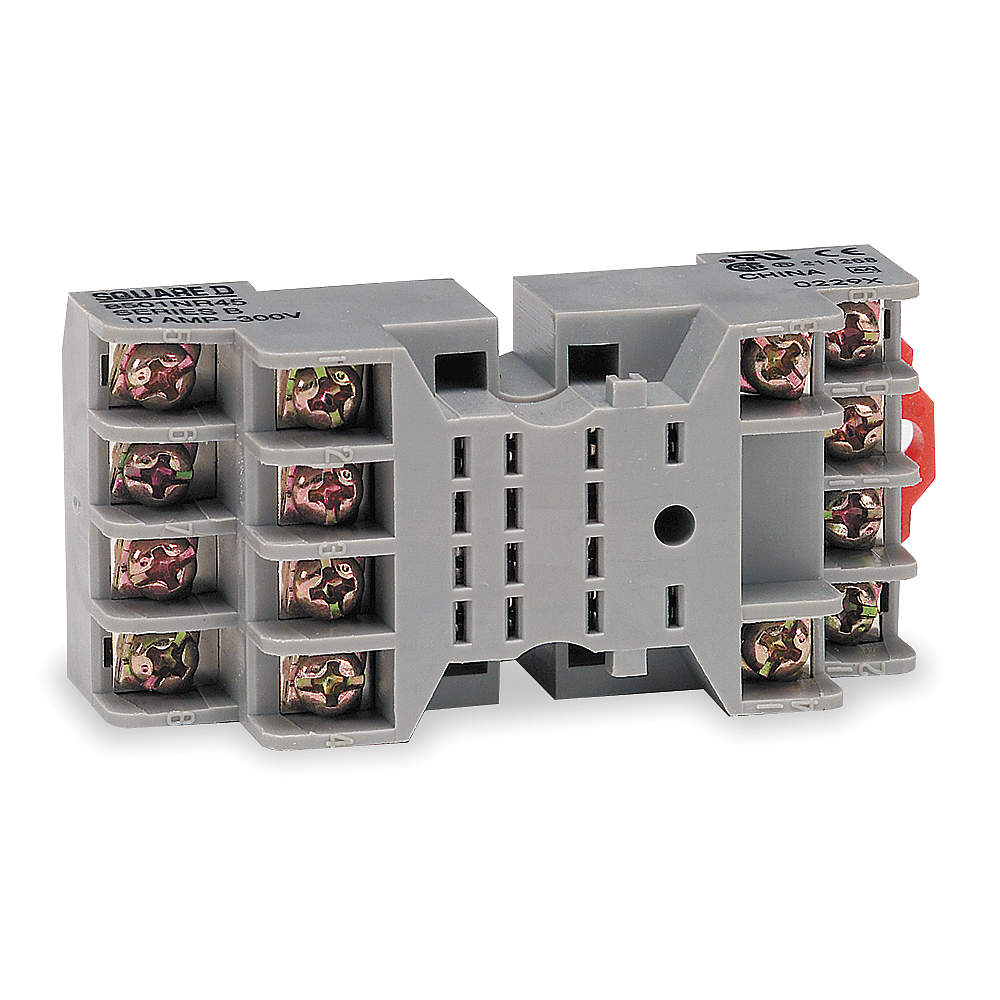 Square D 8501NR45 Socket 14 Pin Din Rail/screw 300vac 10a 2DT97