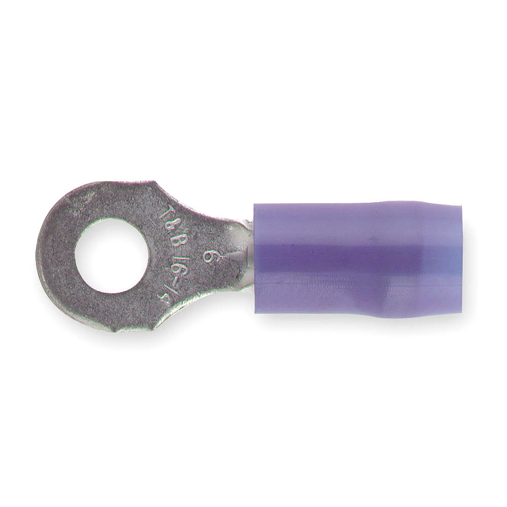 Stakon RB1438 3KG35 Ring Terminal Blue 18 To 14 Awg Pack Of 100