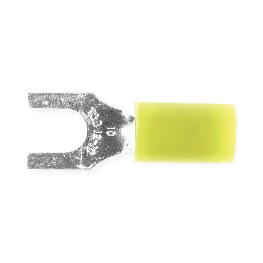 Stakon RC1010F 3KG52 Fork Terminal Yellow 12 To 10 Awg Pack Of 50