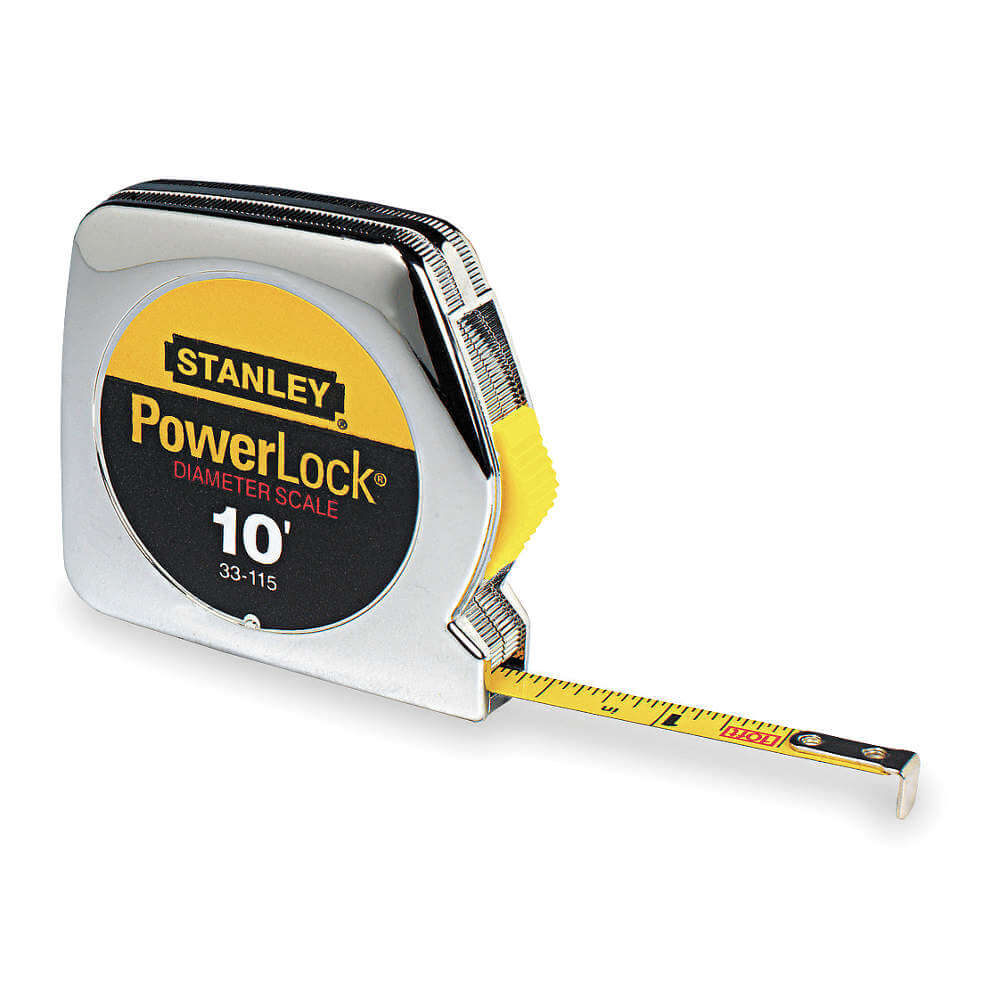 Stanley 30-ft. Yellow/Black Tape Measure, 1-1/4 in. wide