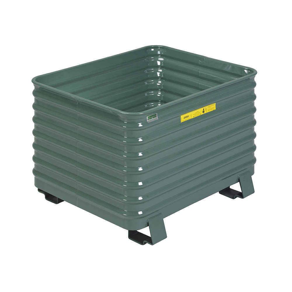 Govets | Steel King Bulk Container 49-1/2 in L Vista Green