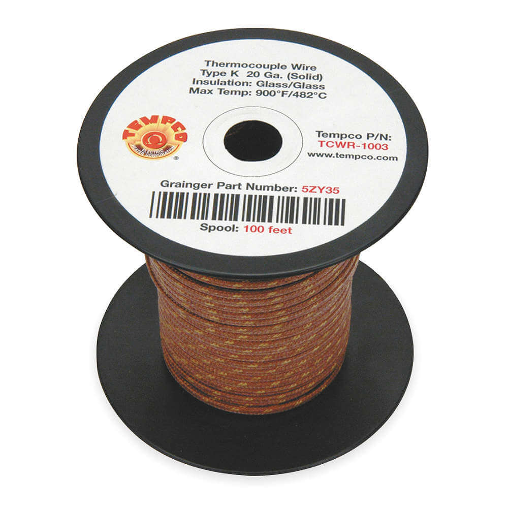 Tempco TCWR1003 5ZY35 Wire Thermocouple Lead