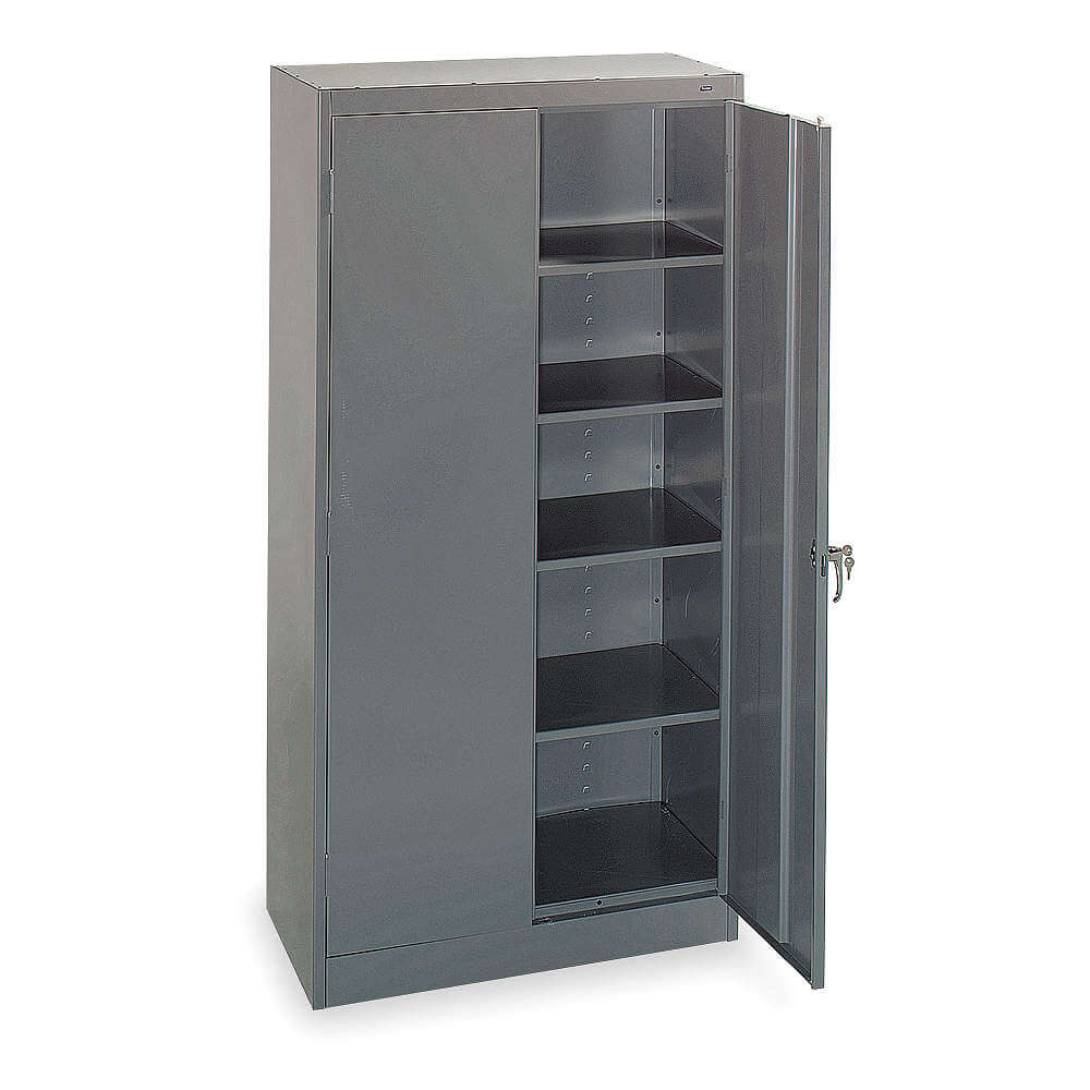 Tennsco 1470 GRAY | 1W944 | Storage Cabinet 24 Gauge 72 Inch H 36 Inch ...