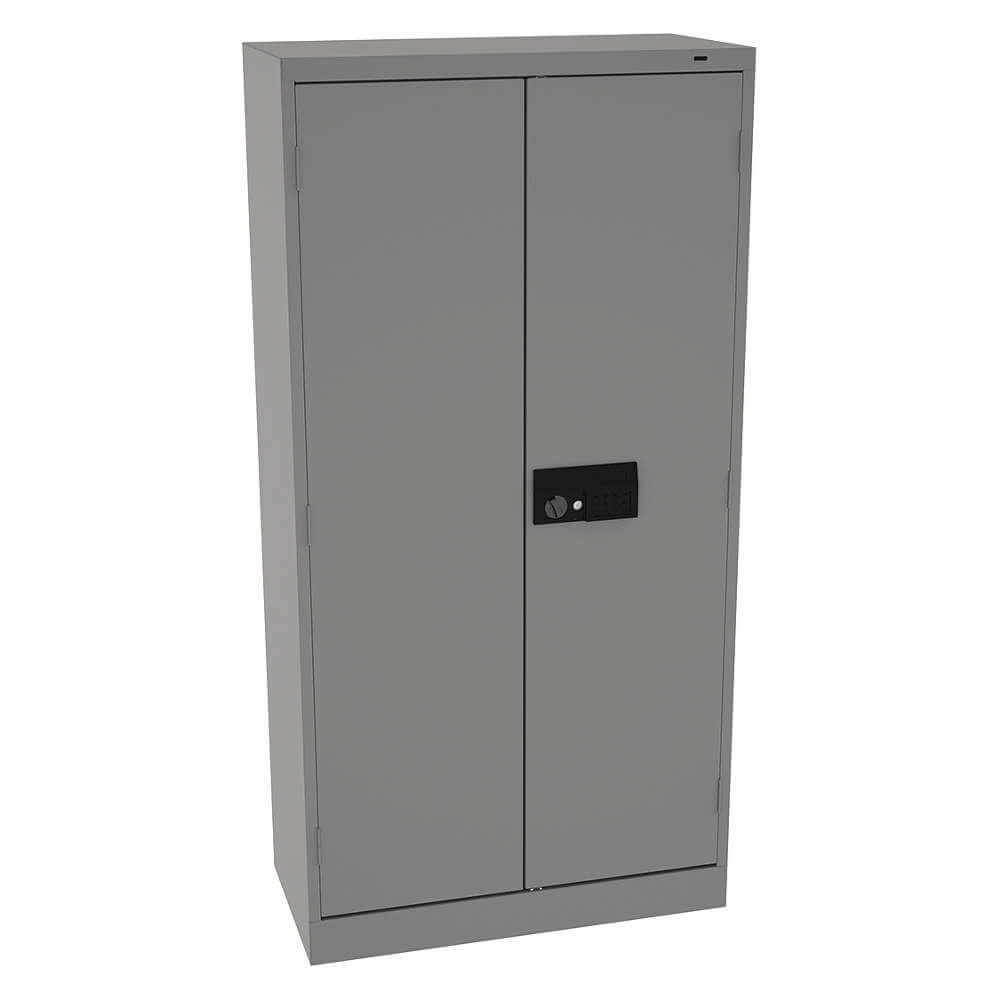 Tennsco 7214ELMG | 39FR25 | Storage Cabinet Medium Gray Electronic Lock ...