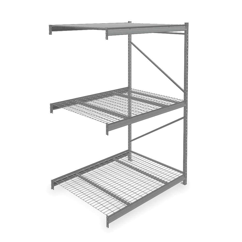 Tennsco 6940 | Storage Rack Add-On Unit 48" X 24" X 72", Galvanized ...