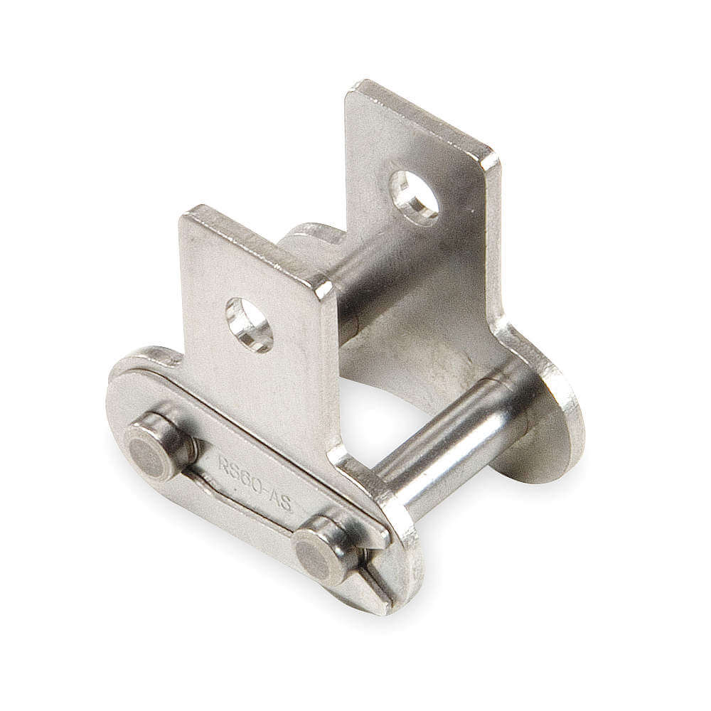 Attachment Link, For Stainless Steel Roller Chains, SK-1, 40, Single Strand, Plain