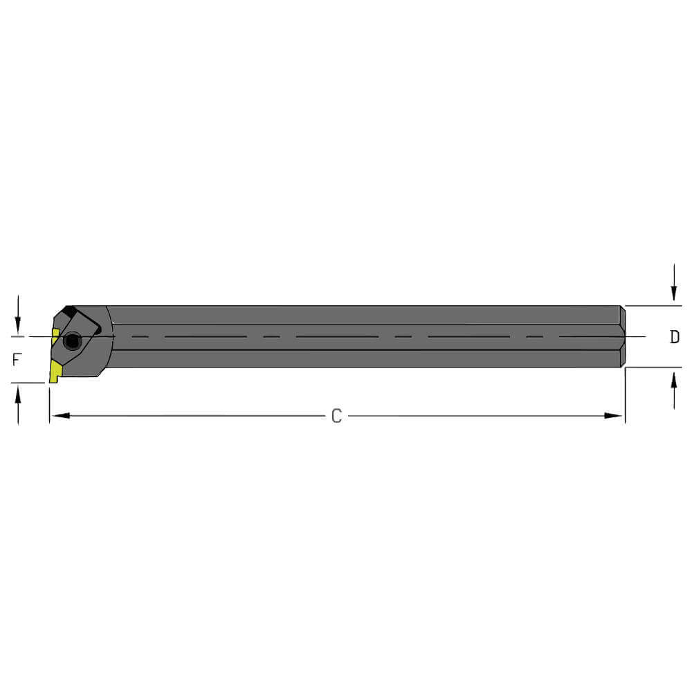 Ultradex S08M NER2 Boring Bar 33NJ08 Raptor Supplies Worldwide