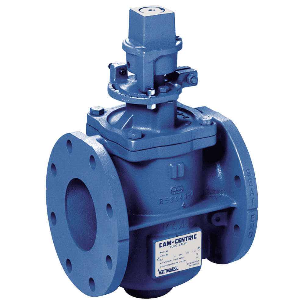 Valmatic 5803RN 5WMD2 Plug Valve 3 Inch Nut Operated Ci