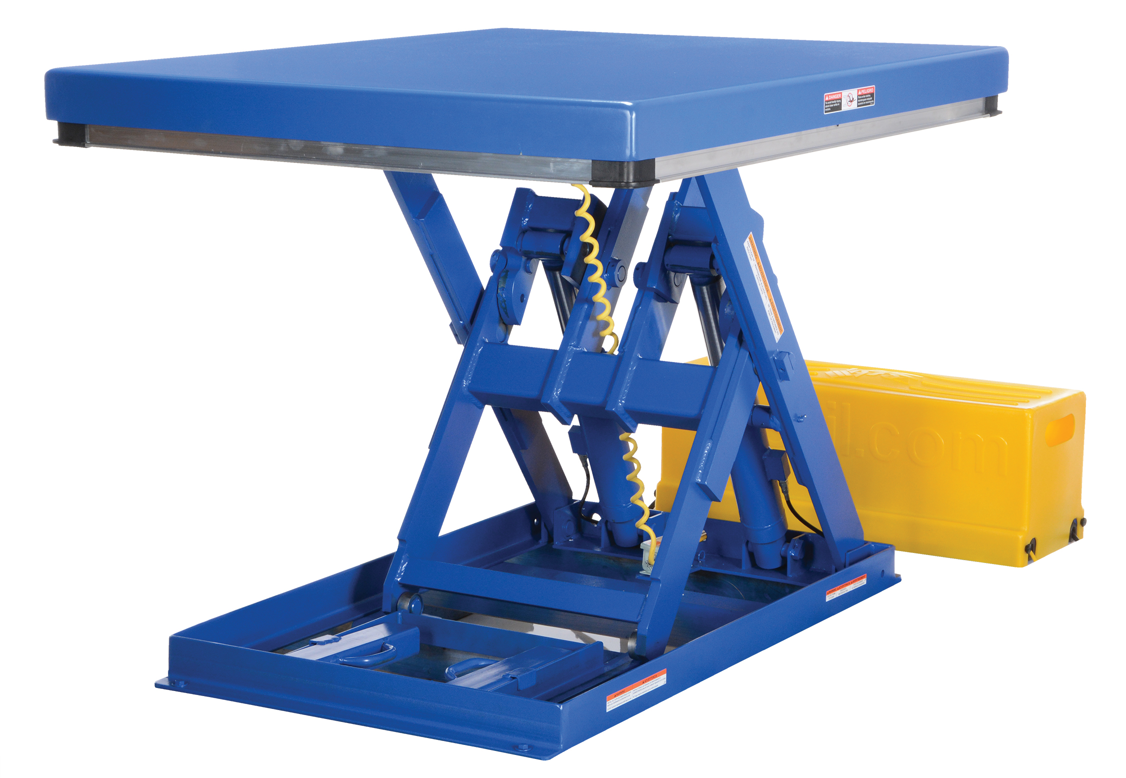 Vestil EHLTX-6060-2-39 Low Profile Electric Lift Table 2000 lb 3.25 Height 