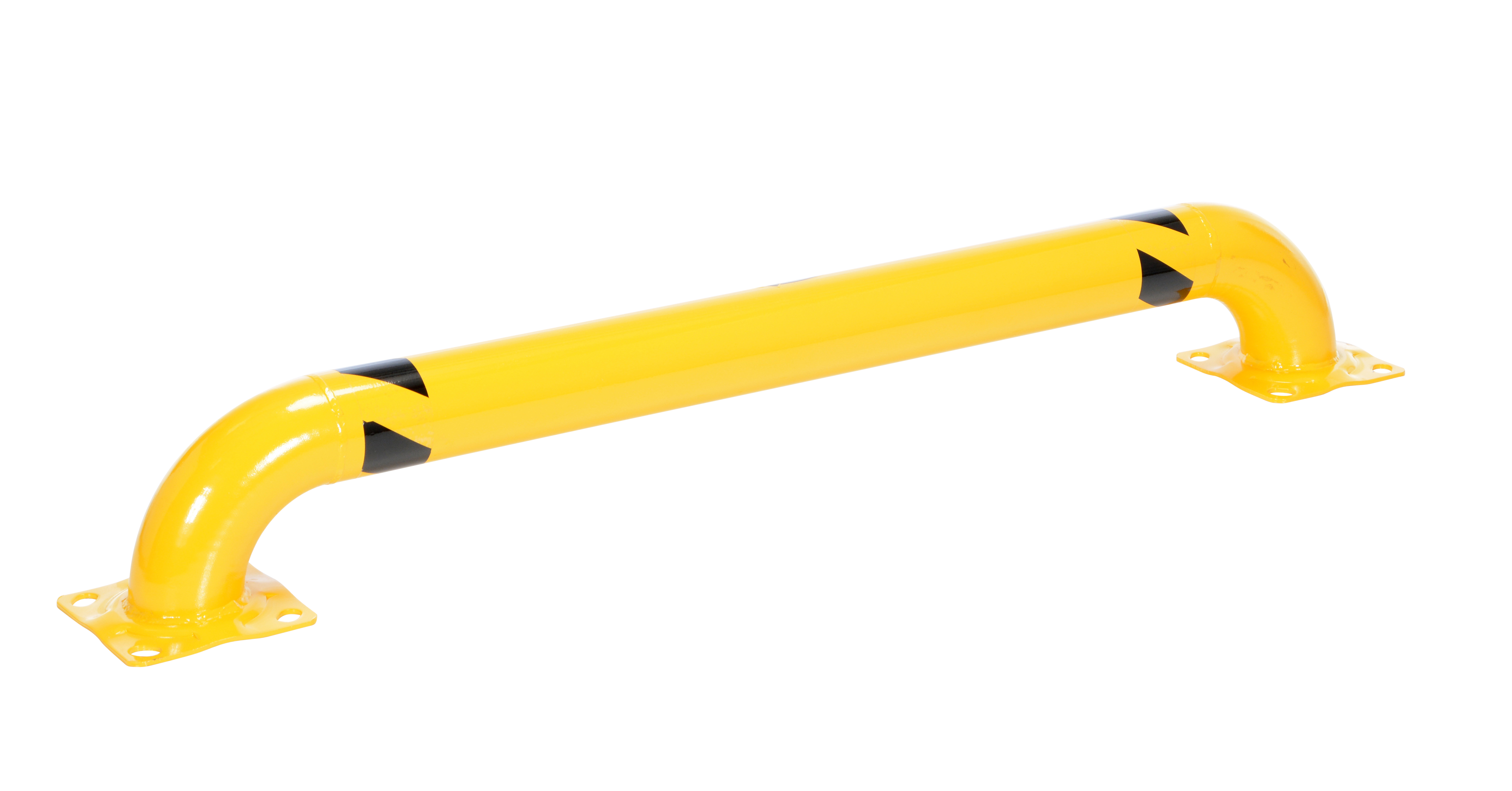 Steel with Powder Coat Finish 147.5 Width x 8-15/16 Height x 8 Length Yellow Vestil LPRO-144-9-4 Low Profile Rack Guard 