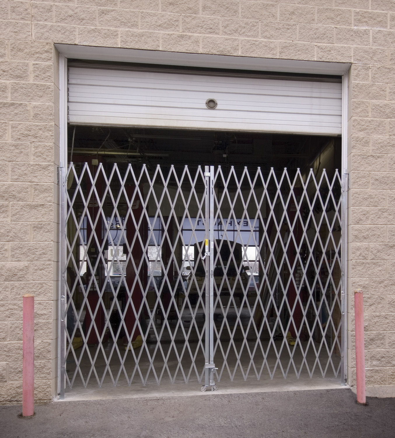 VESTIL Steel Folding Gate Doors