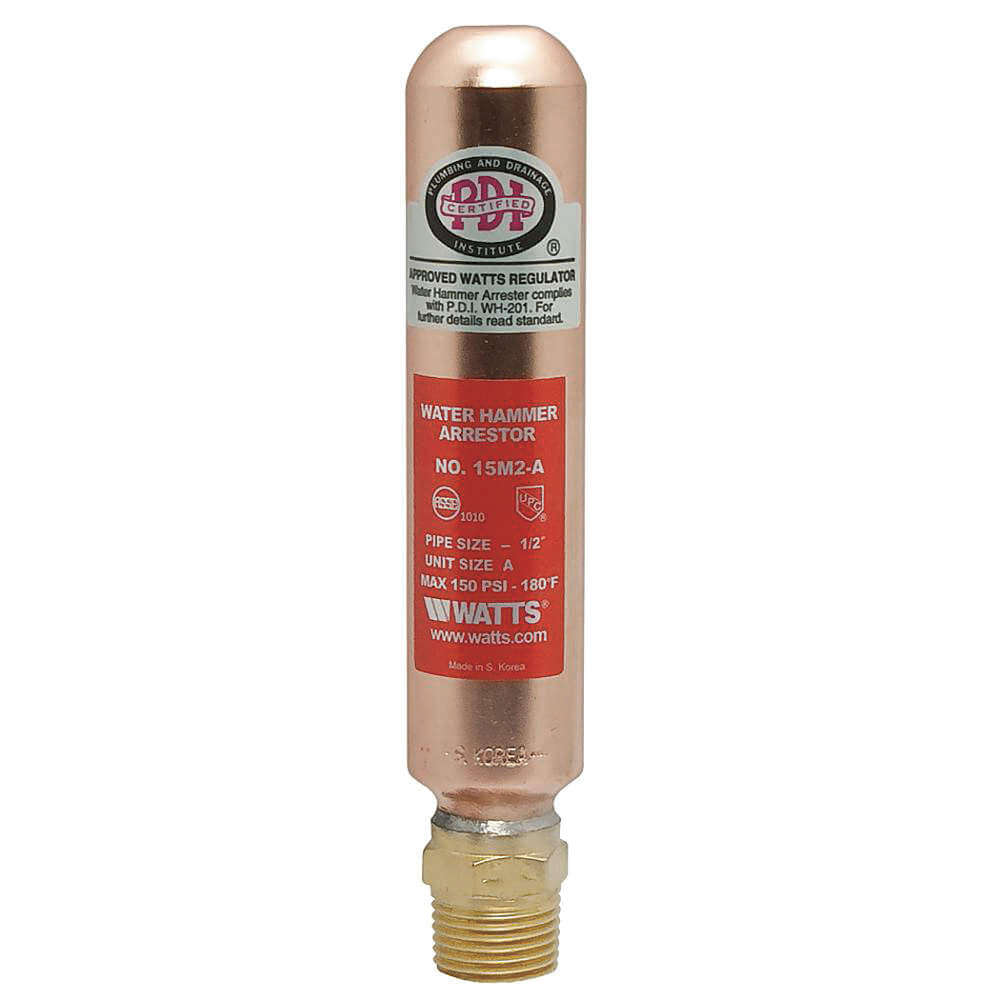 Watts LF15M2A 26X569 Water Hammer Arrestor 1/2 Inch Npt Copper